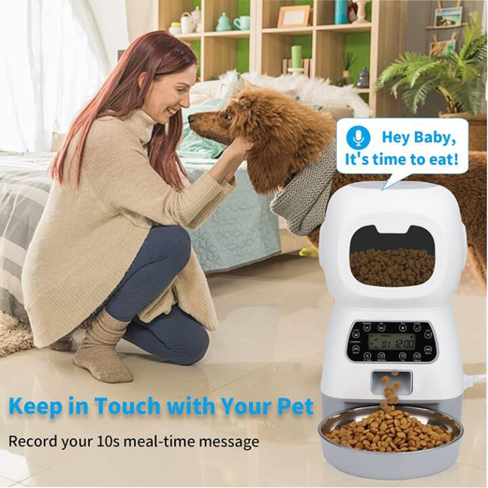 3.5L Automatic Pet Feeder - Wifi & Button only option